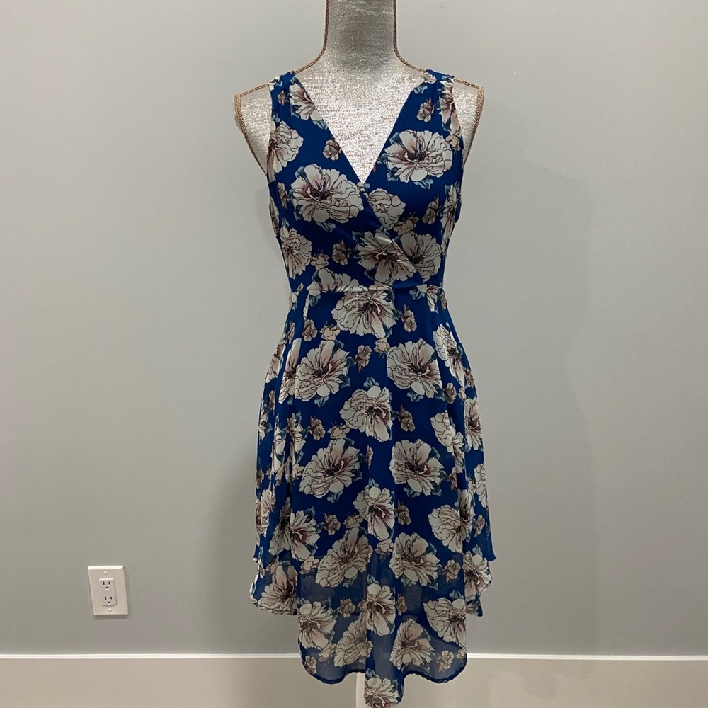 Blue Floral Dress